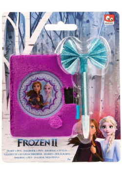 Pluszowy pamiętnik z długopisem - Frozen II