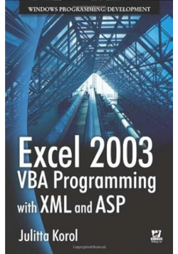 Excel 2003 VBA Programming with XML and ASP