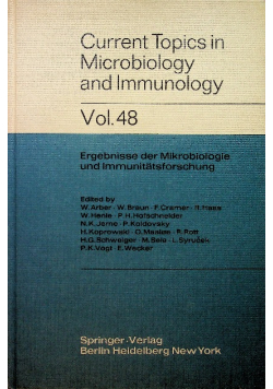 Current Topics in Microbiology and Immunology vol 48