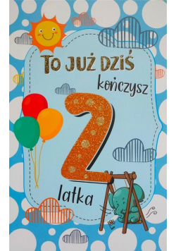 Karnet Urodziny 2 chłopiec 2K - 069