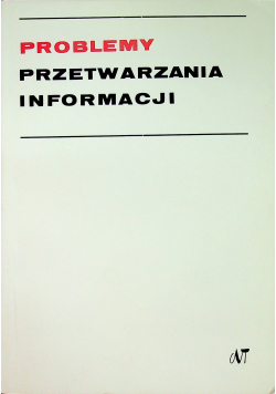 Problemy przetwarzania informacji