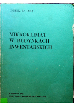 Mikroklimat w budynkach inwentarskich