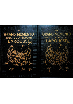 Grand Memento Encyclopedique larousse tom 1 i 2 1936 r