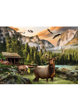 Puzzle 1000 Gdzieś w górach, Nigel Hemming