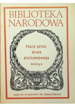 Poezja polska okresu międzywojennego część 2