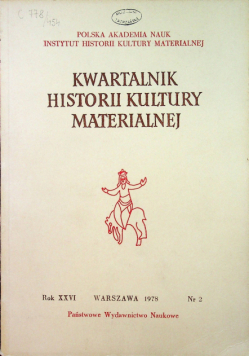 Kwartalnik hitorii kultury materialnej Numer 2