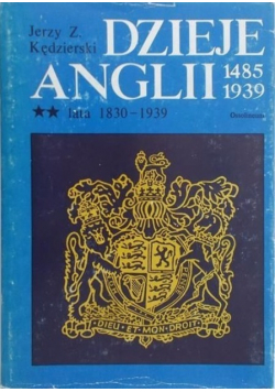 Dzieje Anglii 1485 1939 tom II
