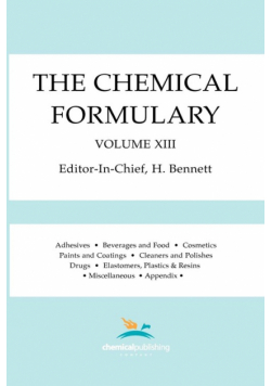 The Chemical Formulary, Volume 13
