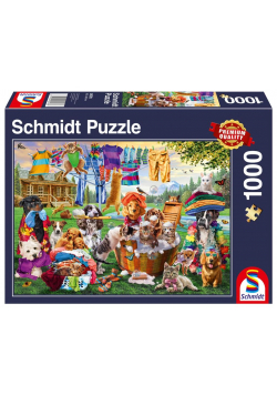 Puzzle PQ 1000 Ogród pełen zwierzaków G3