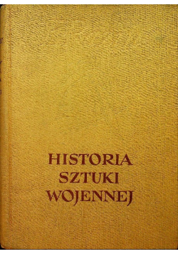 Historia sztuki wojennej tom II
