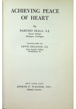 Achieving peace of heart