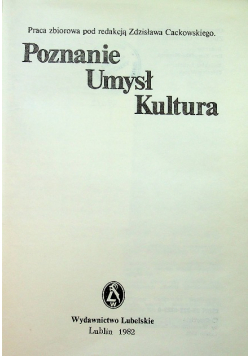 Poznanie umysłu Kultura