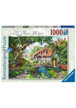 Puzzle 1000 Droga wśród wzgórza kwiatów