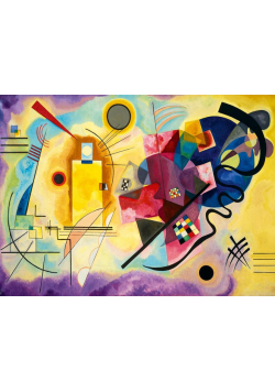 Puzzle 6000 Żółty,czerwony,niebieski