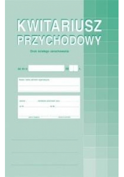 Kwitariusz przychodowy 400-1