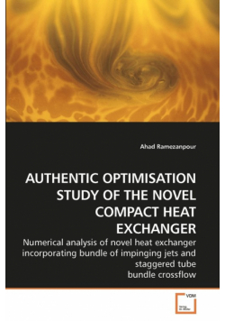 Authentic Optimisation Study Of The Novel Compact Heat Exchanger
