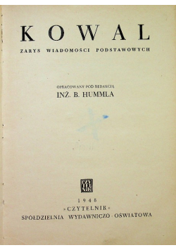 Wzorowy zawodowiec Kowal 1948 r.