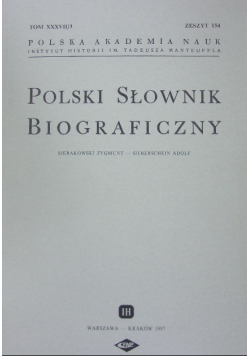 Polski słownik biograficznyzeszyt 154