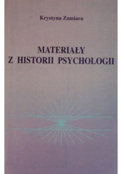 Materiały z historii psychologii