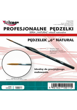 Pędzelek natural 6