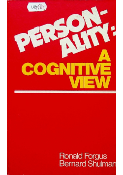 Personality a cognitive view