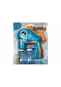 Pistolet puszczający bańki niebieski