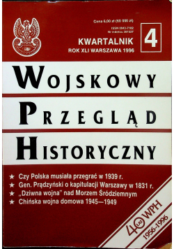 Wojskowy przegląd historyczny nr 4