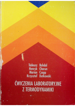 Ćwiczenia laboratoryjne z termodynamiki