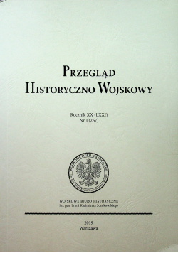 Przegląd Historyczno Wojskowy rocznik XX nr 1