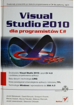 Visual Studio 2010 dla programistów