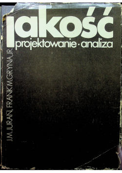 Jakość projektowanie analiza
