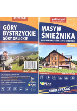 Mapa tur. - Ziemia Kłodzka na dwóch mapach