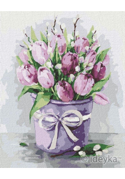 Malowanie po numerach - Eleganckie tulipany
