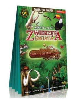 Zwierzęta świata + Świat prehistoryczny laminat