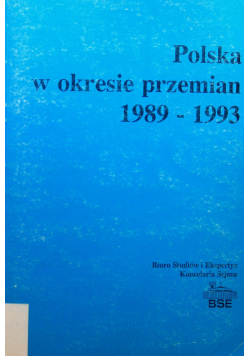 Polska w okresie przemian 1989 1993