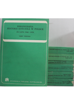 Bibliografia historii kościoła w Polsce 7 tomów