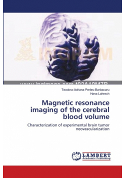 Magnetic resonance imaging of the cerebral blood volume