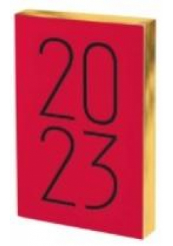 Kalendarz 2023 Art A5 czerwony DNS ANTRA