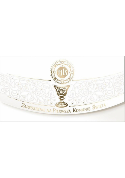 Zaproszenie Komunia ZK02 (10szt.)