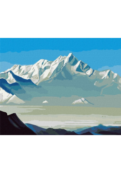 Malowanie po numerach - Góra pięciu skarbów 40x50