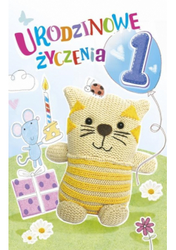 Kartka okolicznościowa Urodziny Roczek N05