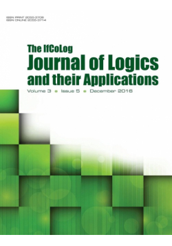 Ifcolog Journal of Logics and their Applications Volume 3, number 5