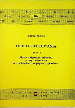 Teoria sterowania Część II