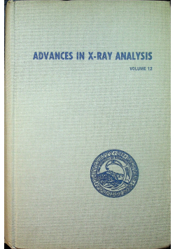 Advances in X Ray Analysis volume 12