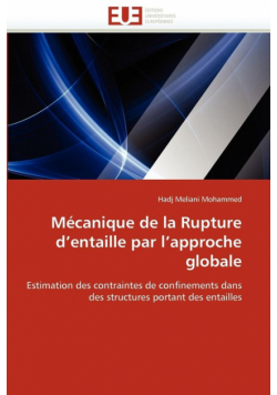Mécanique de la rupture d entaille par l approche globale