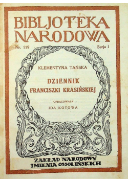 Dziennik Franciszki Krasińskiej 1929 r.