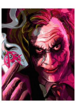 Malowanie po numerach - Joker z piekła rodem 40x50