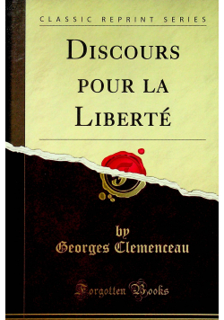 Discours pour la liberte reprint
