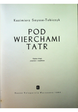 Pod wierchami Tatr