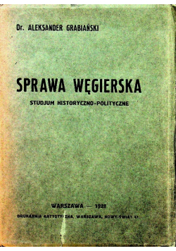 Sprawa węgierska 1928r
